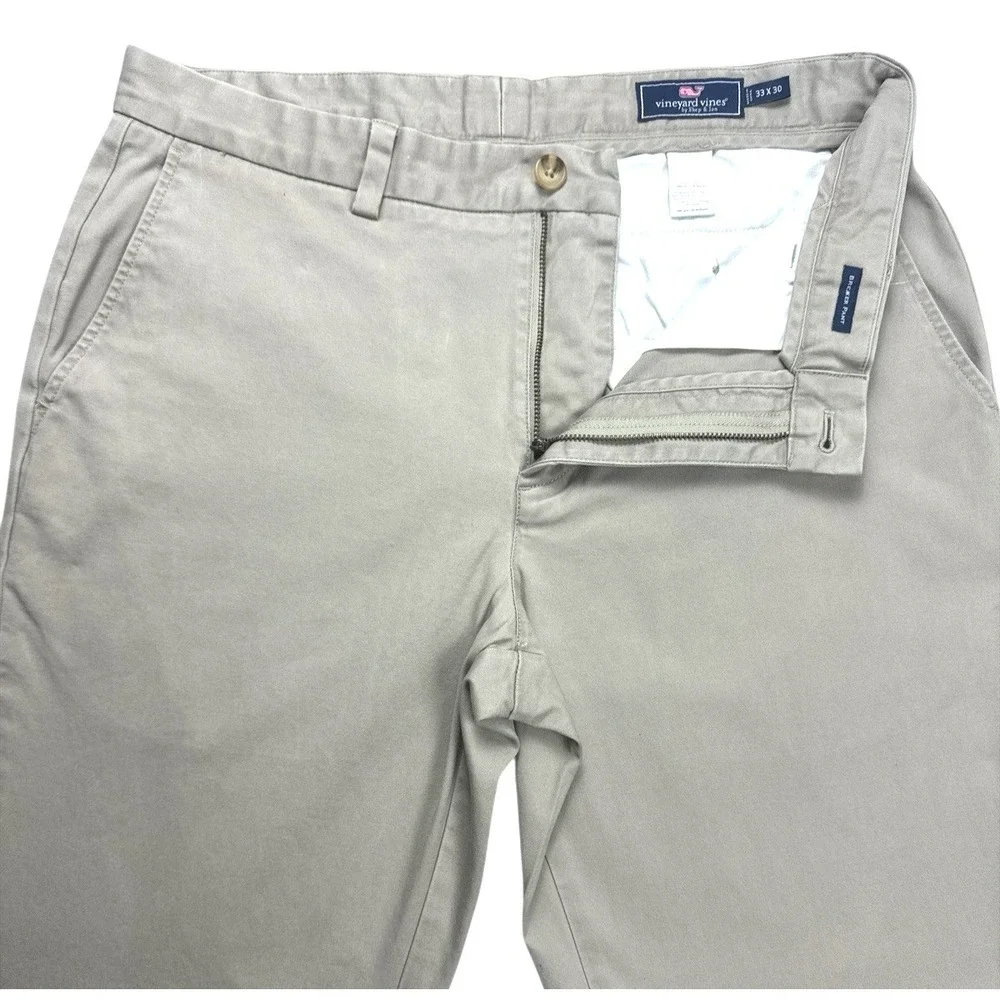 Vineyard Vines Breaker Pant Men's‎ Chino Stone Size 33x30